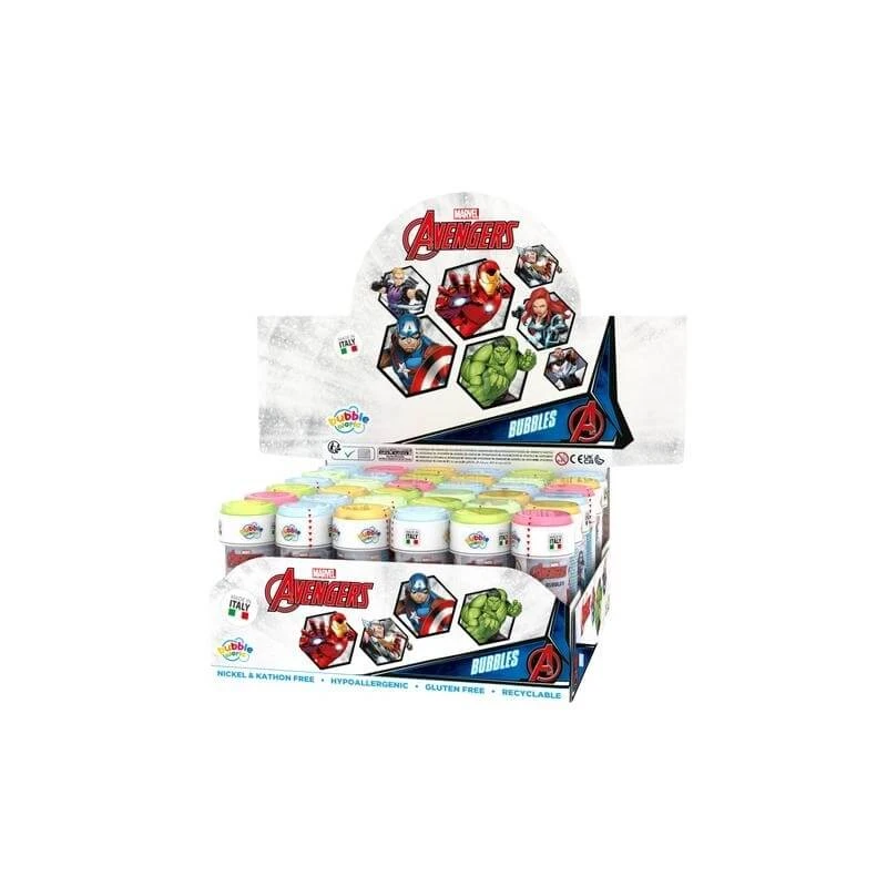 Dulcop Marvel Avengers Bubbles – Seifenblasen, 36 Flaschen