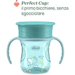 Chicco Complete set voor de overgang naar vaste voeding (12 maanden+) - Set met beker, kom en antislip plat bord in blauw