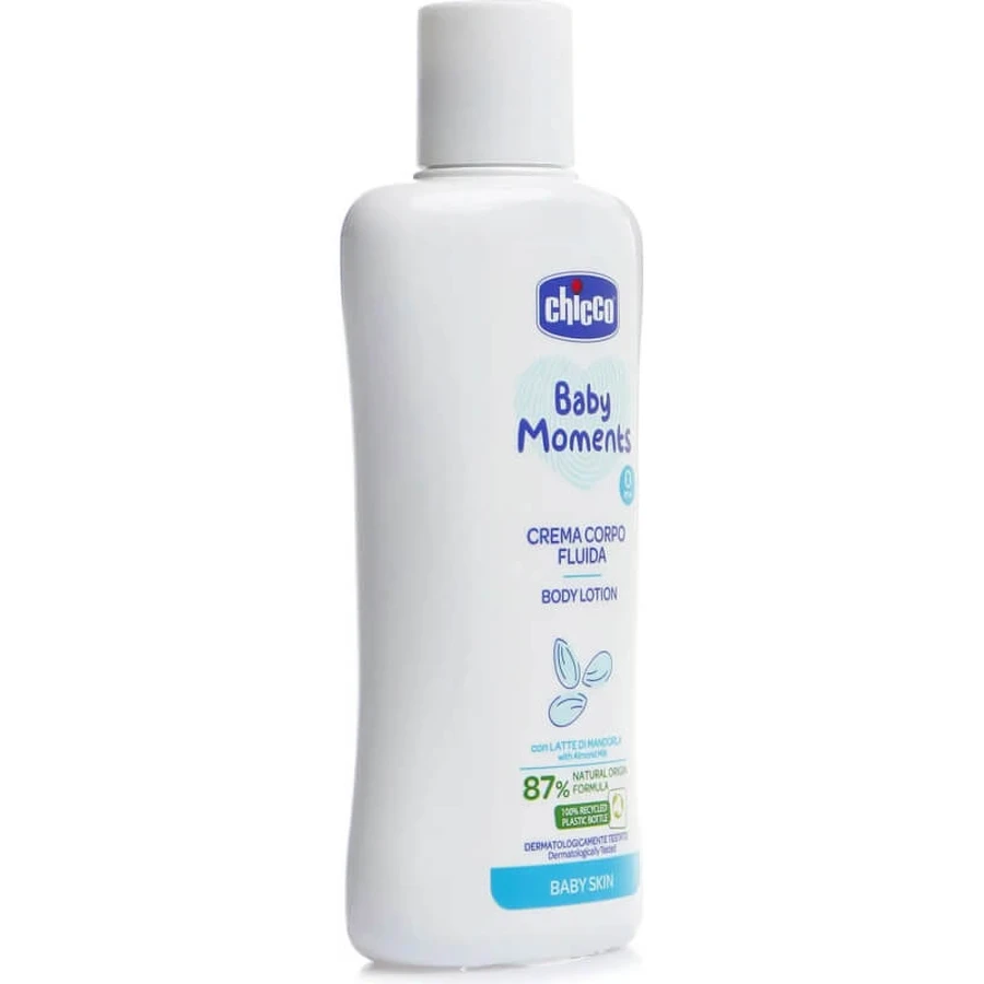 Chicco Baby Moments – cremă fluidă pentru corp 200 ml