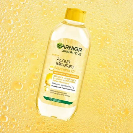Garnier Skinactive - Agua micelar con vitamina C, 400 ml