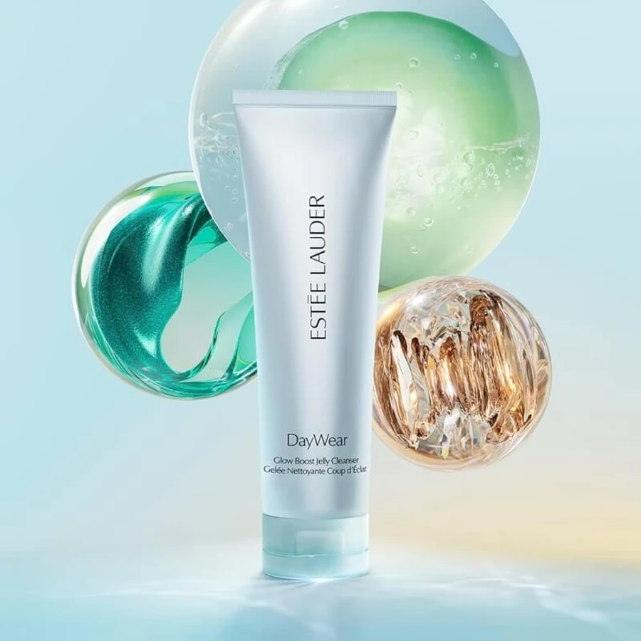 Estée Lauder Daywear Glow Boost Jelly Cleanser - Purifying and Brightening Foaming Facial Cleanser, 125 ml