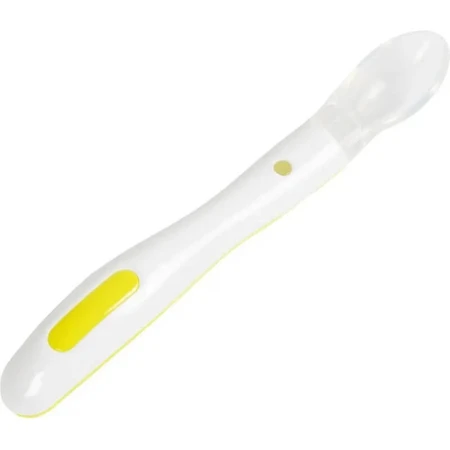 Cuchara de silicona para la primera comida de Poupy