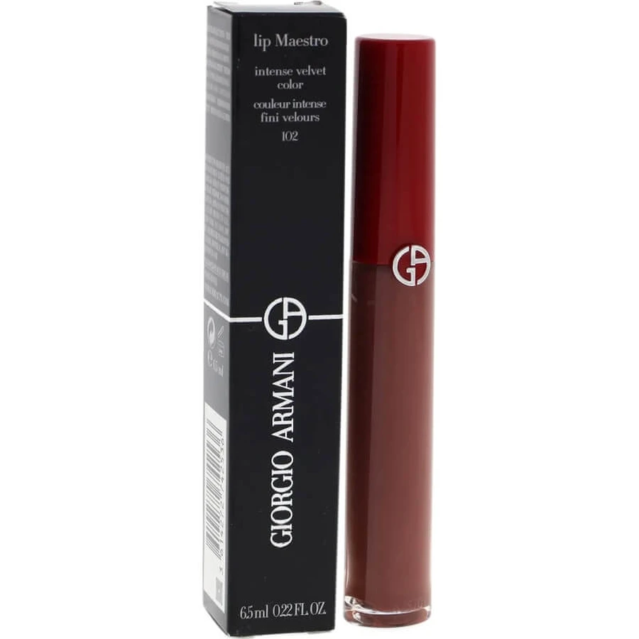 Giorgio armani Lip maestro - rossetto liquido mat vellutato n. 201 dark velvet