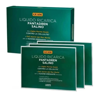 Guam Pantadren Salino – 3 plicuri cu lichid pentru tratament drenant intensiv, câte 100 ml fiecare
