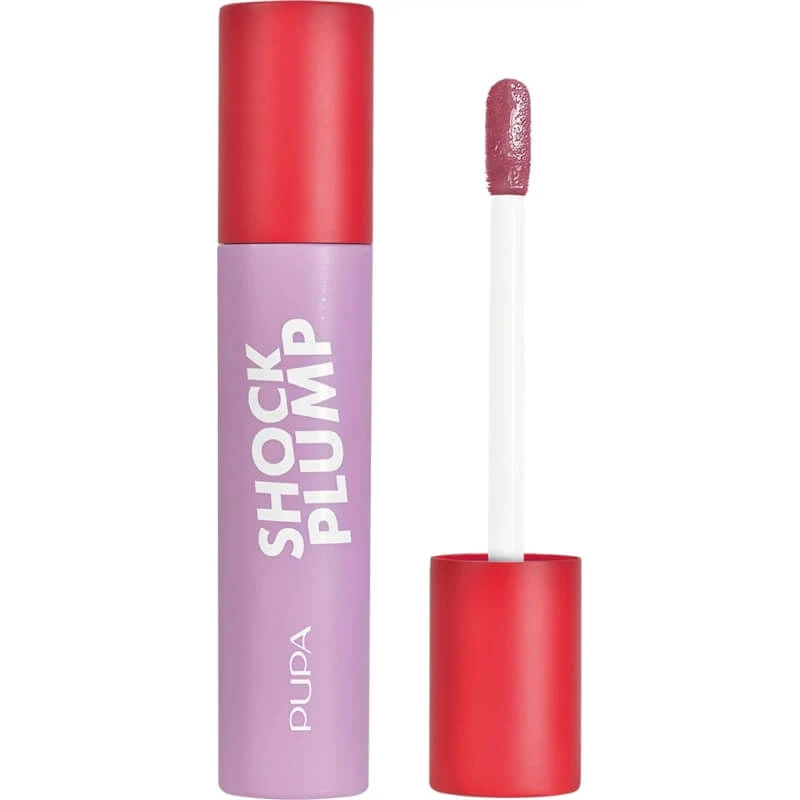 Pupa Shock Plump – Lipgloss für sofortiges Volumen, Nr. 004 Cherry Cola