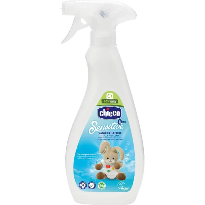 Chicco Sensitive – Parfümfreies Fleckenentfernungsspray, 500 ml