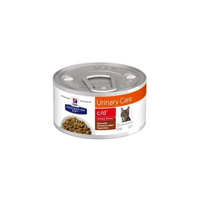 Hill's Prescription Diet Urinary Stress – Hühnerragout für Katzen, 82 g