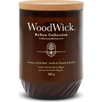 Woodwick Tomato leaf &amp; basil – lumânare parfumată mare, 368 g
