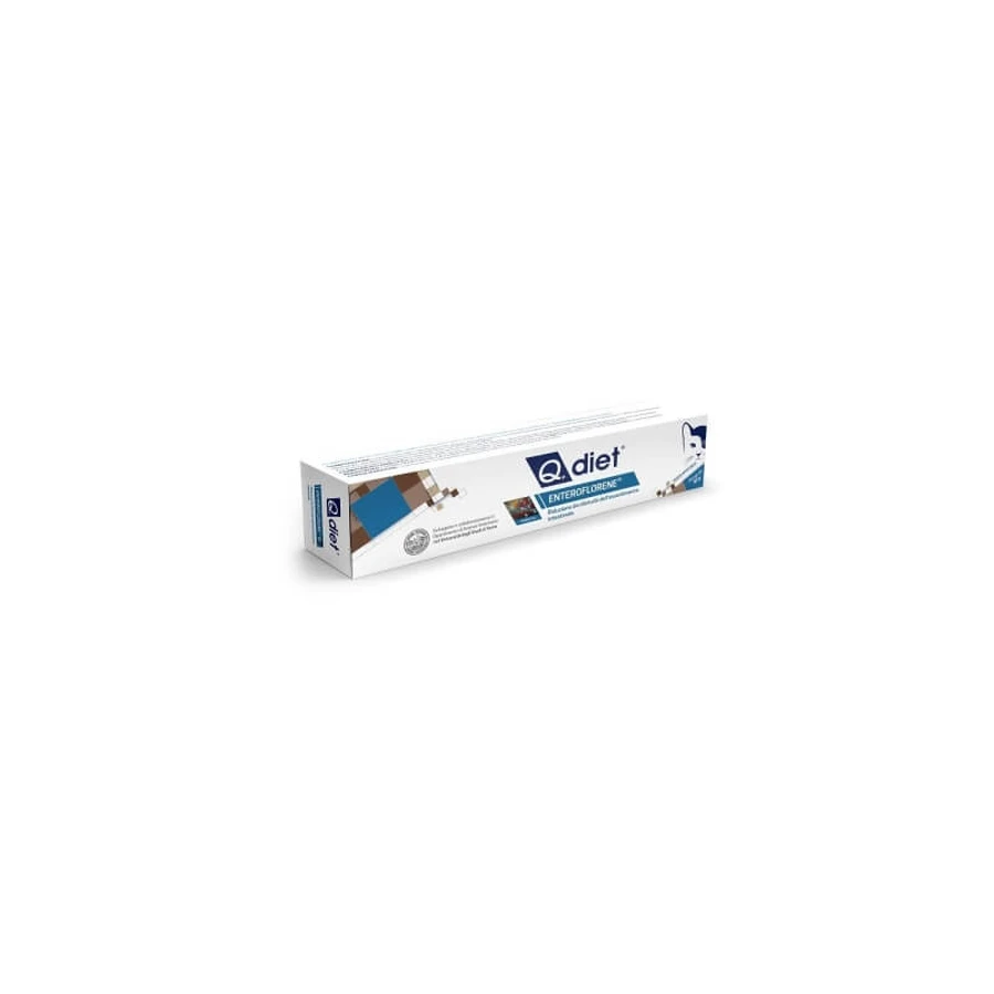 Q vet Q.diet enteroflorene, pasta apetecible de 30 g: alimento dietético complementario para gatos