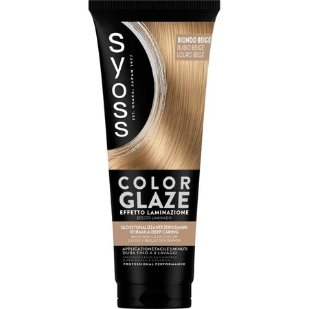 Syoss Color Glaze - vopsea de păr cu efect de luciu, nuanță blond-bej, 130 ml