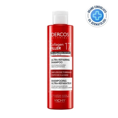 Vichy Dercos Collagen Filler 17 – șampon anti-rupere 200 ml