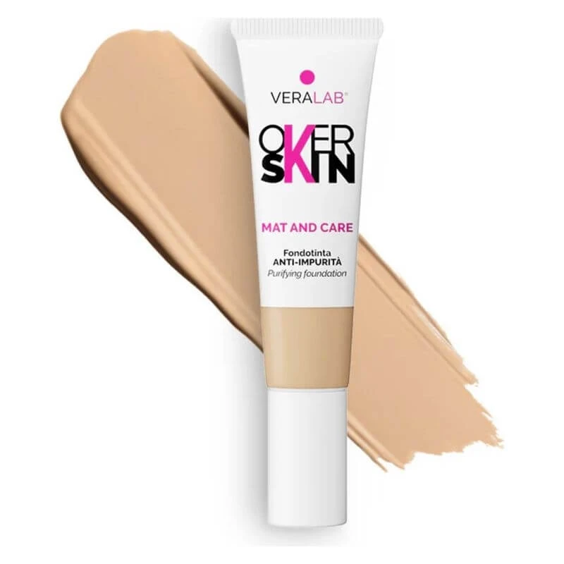 Veralab Overskin Mat and Care – Anti-Blemish Foundation Nr. 06 Beige
