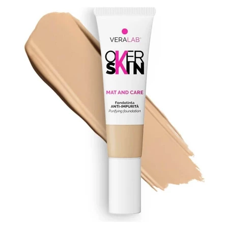 Veralab Overskin Mat and Care – Anti-Blemish Foundation Nr. 06 Beige