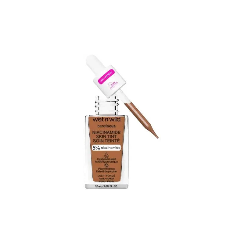 Wet n Wild Bare Focus – Foundation mit Niacinamid – Deep