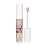 Astra fluid concealer serum – corector sub formă de ser hidratant și iluminator nr. 04, nuanță medie-închisă