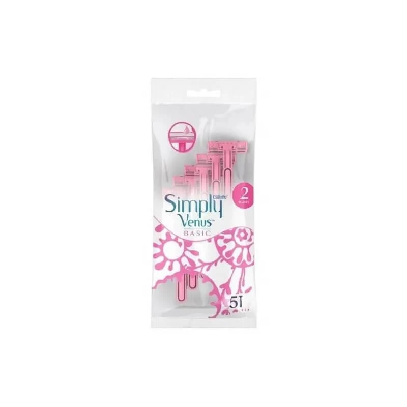 Gillette Venus Simply 2 Basic – 5 Einwegrasierer