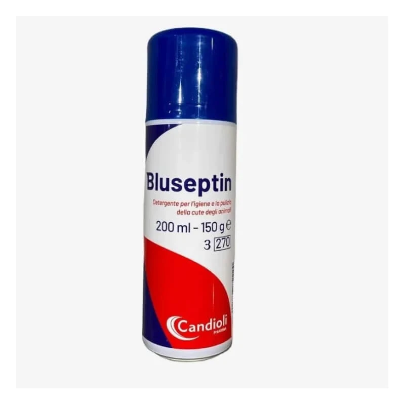 Candioli Bluseptin – Reinigungsspray für die tierärztliche Hautpflege und den Hautschutz, 200 ml