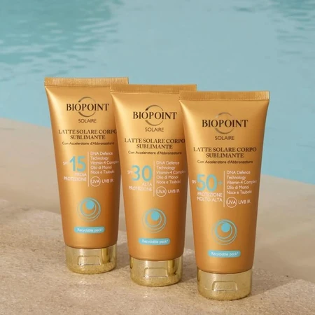 Biopoint Crema solare 30 spf latte corpo protezione alta 200 ml