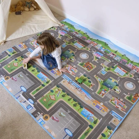Prince Lionheart Extra-Large, Double-Sided, Foldable Interactive Play Mat