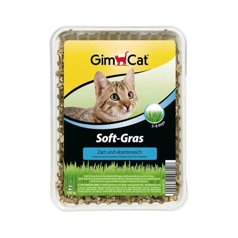 Gimborn Gimcat Soft Gras – Extraweiches Katzengras, 100 g