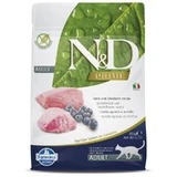 Farmina N&amp;d Prime Lamm und Heidelbeere – Alleinfuttermittel für ausgewachsene Katzen zur Gewichts- und Blutzuckerkontrolle, 300 g