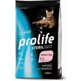 Prolife Gatto sterilised sensitive adult maiale e riso - alimento completo per gatti sterilizzati e sensibili 1,5 kg