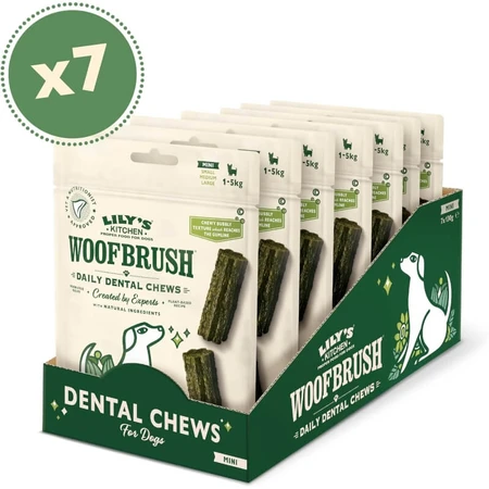 Lily’s Kitchen Woofbrush – 10 gustări dentare pentru câini de talie mică, 13 gr