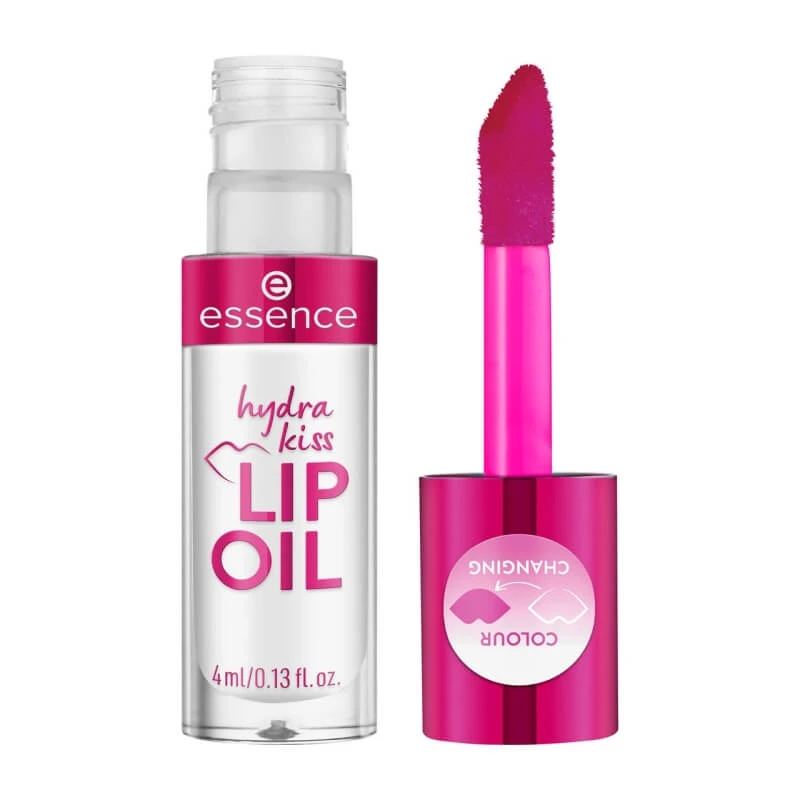 Essence Hydra Kiss Lippenöl – Pflegendes, feuchtigkeitsspendendes Lippenöl Nr. 06 „Cranberry Is Back“