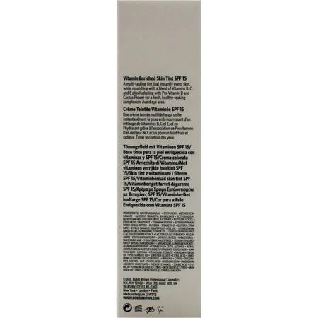 Bobbi Brown Vitamin-Enriched Skin Tint - Crème hydratante teintée SPF 15 enrichie en vitamines, 50 ml - Teinte Fair 2