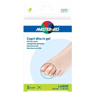 Master Aid Footcare – 2 żelowe nakładki na palce – rozmiar L
