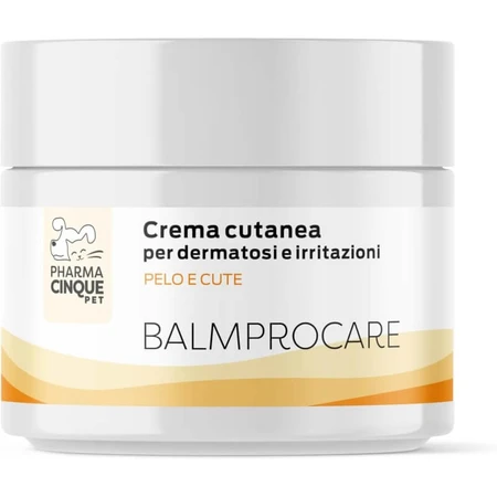 Pharma Cinque Pet Balmprocare – cremă calmantă și regenerantă pentru piele, indicată în cazul dermatozelor și iritațiilor, 50 ml