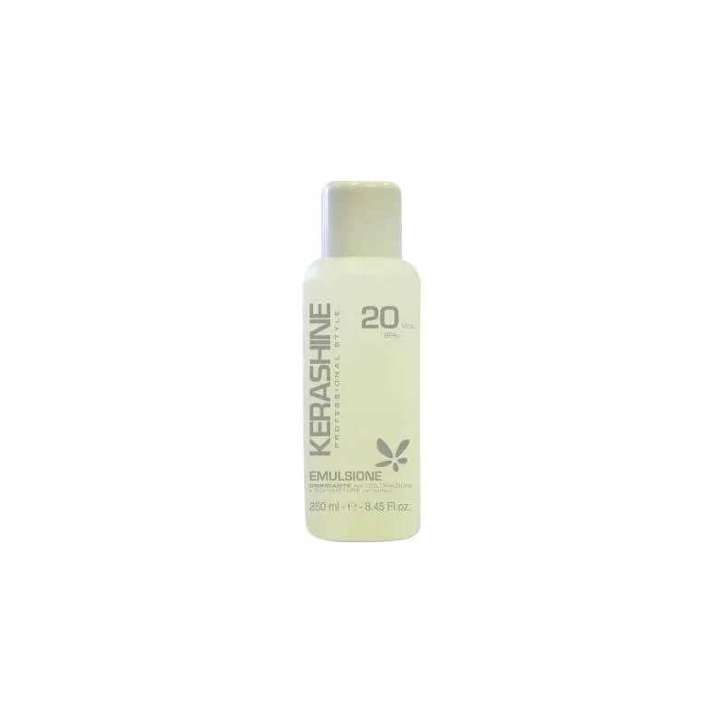 Kerashine 20 vol Oxidationsemulsion – Mischung zum Färben und Aufhellen der Haare, 250 ml