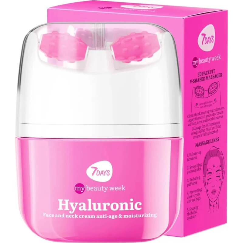 7days Hyaluronic – Feuchtigkeitscreme für das Gesicht mit Applikator, 40 ml
