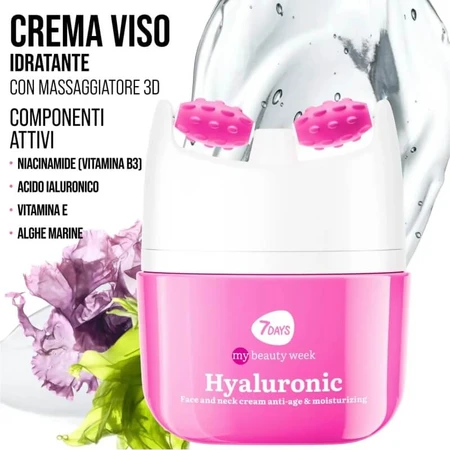 7days Hyaluronic - Facial Moisturizer with Roller, 40 ml
