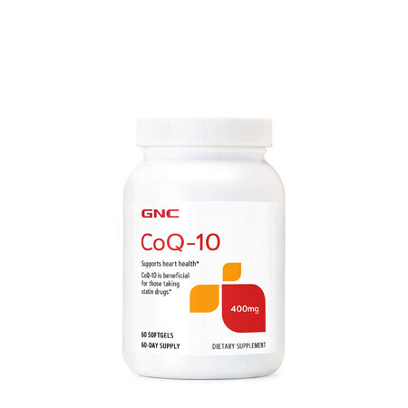 Natürliches Coenzym Q-10, 400 mg, 60 Kapseln, GNC