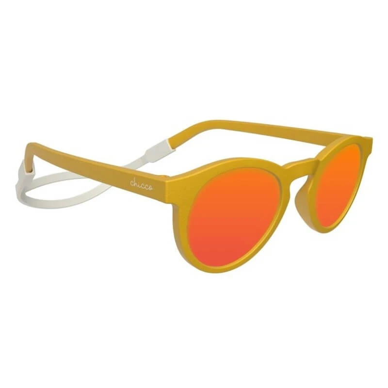 Chicco-Sonnenbrille mit verspiegelten Gläsern, ab 12 Monaten, gelb