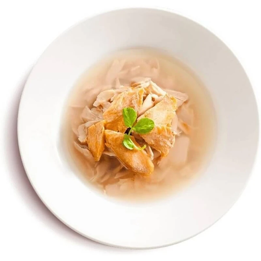 Cherie: mezcla de atún blanco y salmón en salsa - Comida húmeda para gatos, 80 g