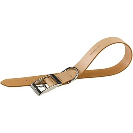 Ferplast Natural c10-27 - collare per cani in vera pelle cuoio 22-27 cm 10 mm