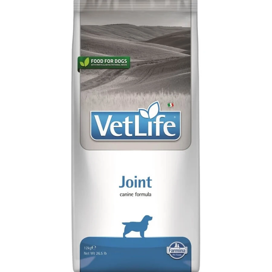Farmina Vet Life Joint Canine Formula - Complete Dietary Food for Adult Dogs to Support Joint Health, Chicken, 12 kg