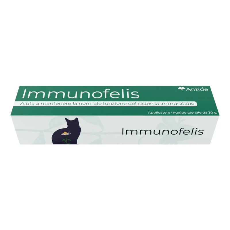 Antide srl Immunofelis Paste – Ergänzungsfuttermittel für Katzen, 30 g