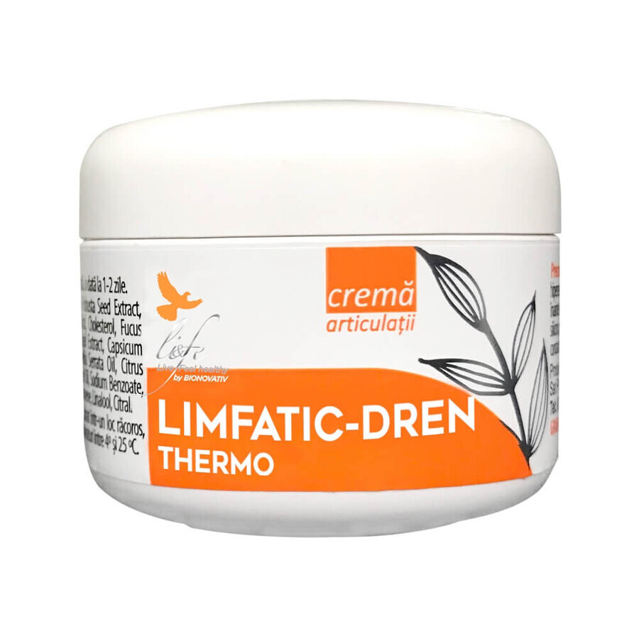 Cremă Limfatic-dren Thermo, 75 ml, Bionovativ