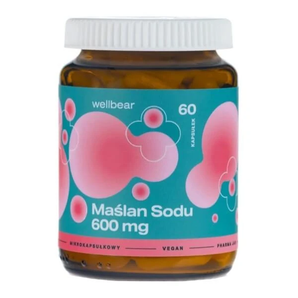 Wellbear Natriumbutyrat, 600 mg, Kapseln, 60 Kapseln