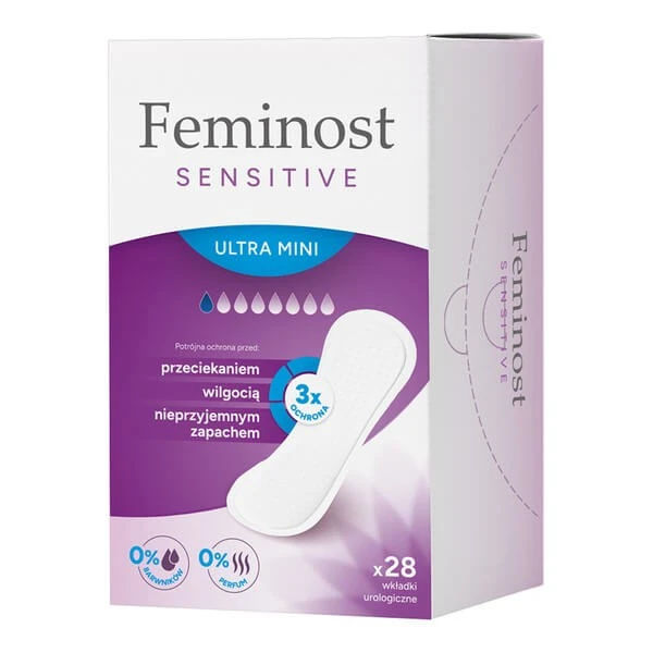 Feminost Sensitive, urologische Binden, Ultra Mini, 28 Stück