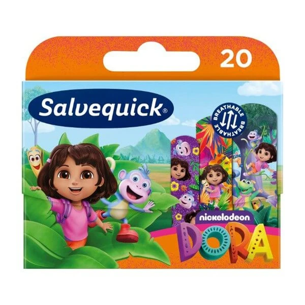 Salvequick Dora, Pflaster für Kinder, 20 Stück