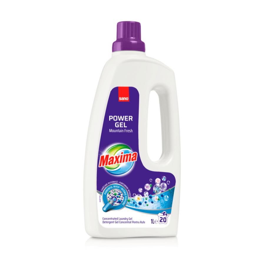 Mountain Fresh Power Gel Wasmiddel, 1 l, Sano