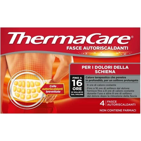 3x4 parches autocalentables Thermacare para el dolor de espalda