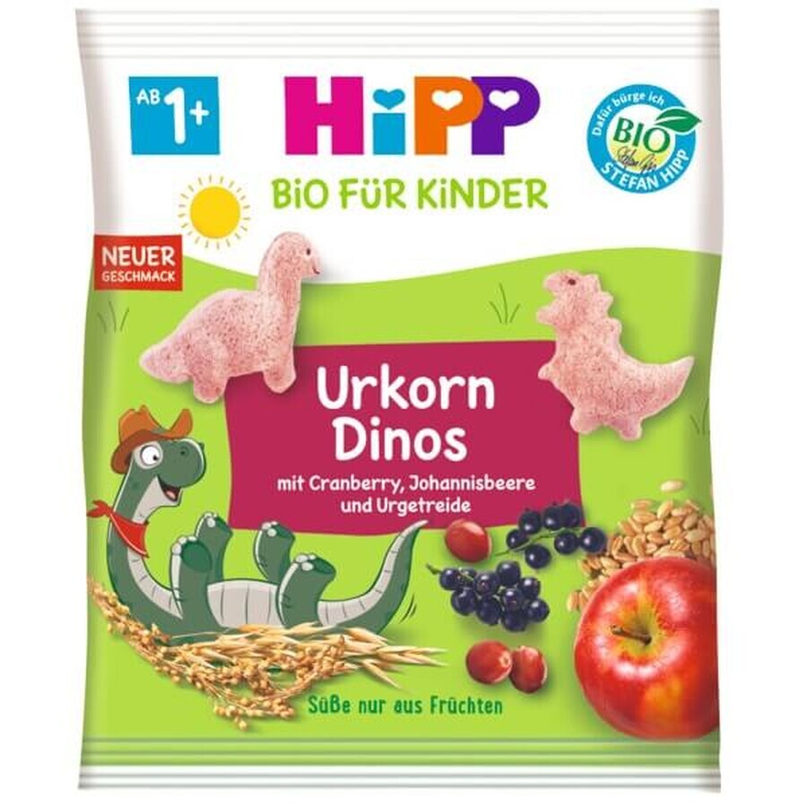 Dinos mit Müsli, Kirschen und schwarzen Johannisbeeren, 30 g, Hipp