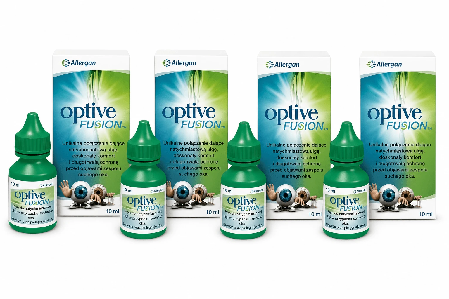 OPTIVE Fusion Augentropfen, 4x10 ml