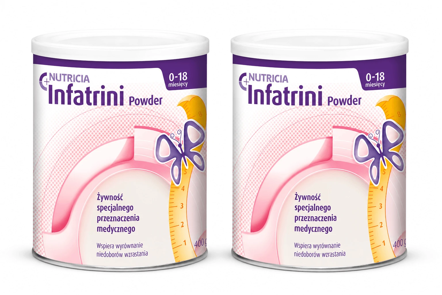 Infatrini Pulver, Säuglingsmilch ab Geburt, 2 × 400 g, Nutricia