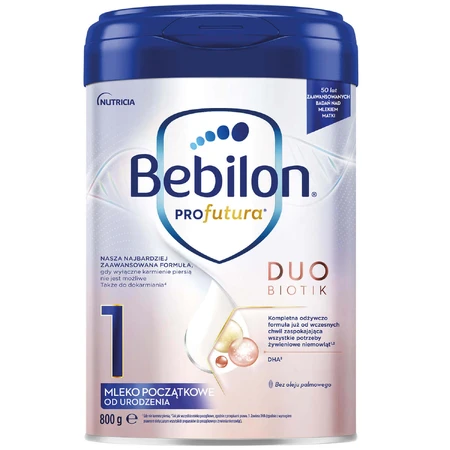 Lait infantile Bebilon Profutura DuoBiotik 1, dès la naissance, 2 x 800 g, Nutricia